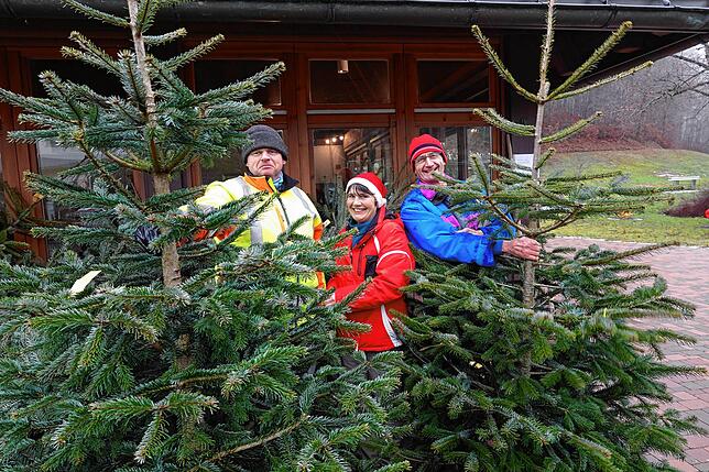 Bild 9: Groß und Klein trotzen beim Weihnachtsmarkt Rickenbach dem Schmuddelwetter