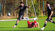 Er ist wieder da: Bujar Halili (links) stand beim 2:0-Erfolg des SV 08 Laufenburg erstmals seit der Winterpause wieder in der Start-Elf. ...