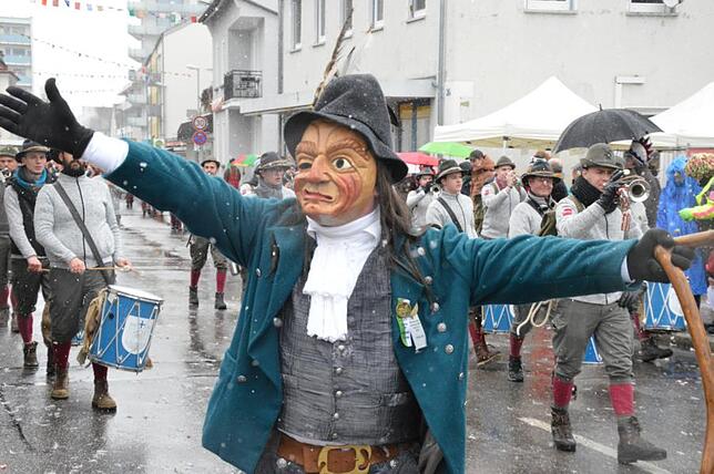 Bild 2: Bilder vom Narrensprung beim Ringtreffen des Alemannischen Narrenrings (Teil 3)