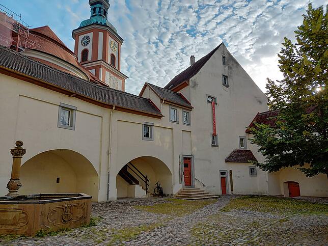 Die Hochkaplanei im Schlosshof in Tiengen.