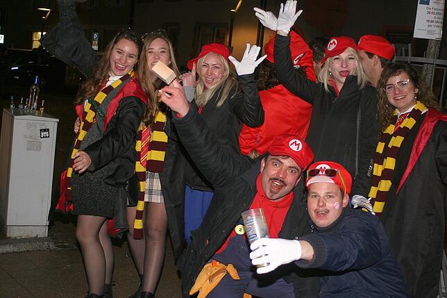 Bild 6: Bilder von der Färberstraße am Schmotzigen Dunschtig
