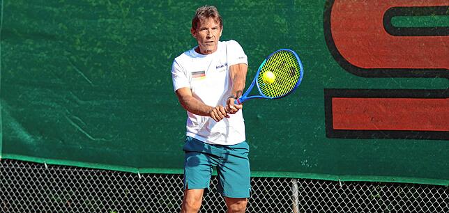 Vorfreude: Für Christoph Back vom TC Rot-Weiß Tiengen ist es eine Ehre bei der Tennis-Weltmeisterschaft der Herren 55 für Deutschland ...