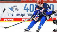 Zach Senyshyn erzielte in Klagenfurt den ersten Schwenninger Treffer.