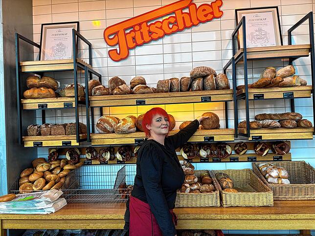 Elisabeth Staff hat in der Tritschler-Filiale im Bauhaus Brötchen und Brot verkauft. Die Niederlassung wurde schon im Anfang April von ...