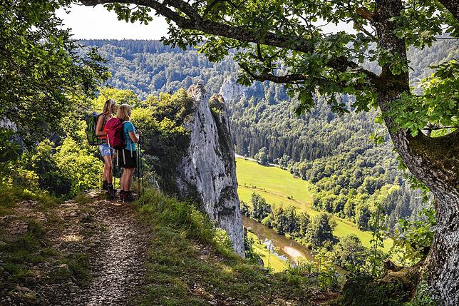 Wandern im Donautal ist immer reizvoll.