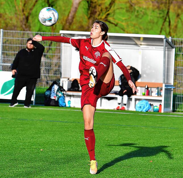 Beste Torschützin: Sonja Nussbaum traf in der Vorrunde acht Mal für den FC Hochrhein, so auch beim 2:2 gegen die SG PSV/ESV Freiburg.