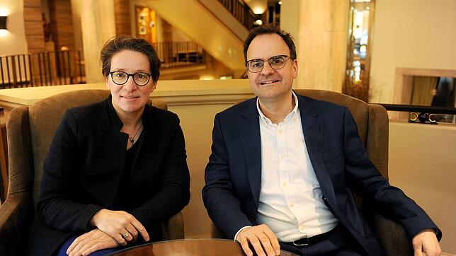 Franziska und Clemens Ladenburger beim Interview in Köln.