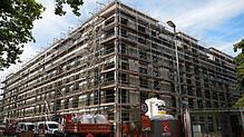Die Baustelle des Laubenhofs im Stadtteil Konstanz-Paradies. Wie positionieren sich die Stadträte zum vermehrten Bauen?