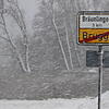 Am Dienstagmittag bricht über die Baar ein Schneesturm herein. So richtig heftig, wie hier bei Bruggen, ist er allerdings nur kurze ...