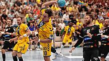 Starker Auftritt in Waiblingen: Der Konstanzer Christos Erifopoulos (am Ball, hier im Hinspiel am Schänzle) erzielte acht Treffer beim ...