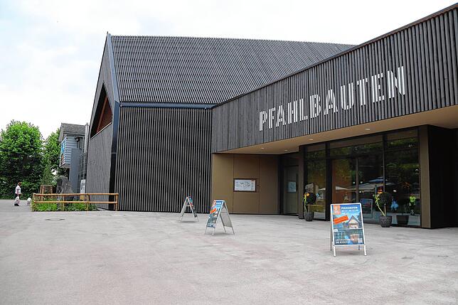 Das Neue Museum vom Eingang her.