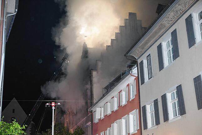 Bild 13: Großbrand in der Konstanzer Altstadt: Bilder vom größten Feuerwehreinsatz seit Jahren