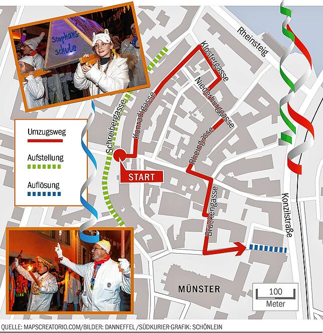 Bild 2: Konstanzer Hemdglonkerumzug geht 2025 neuen Weg