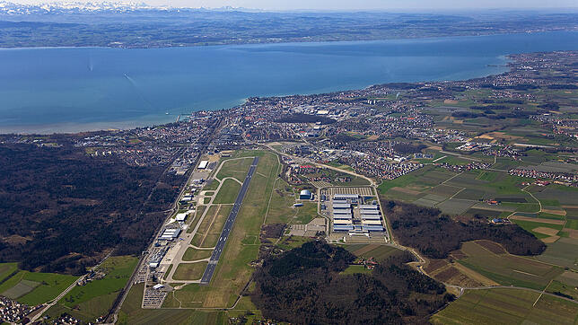 Drehkreuz im Süden: Der Flughafen Friedrichshafen ist im Bodenseeraum ein wichtiger Standortfaktor für die Unternehmen in der Region.