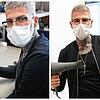 Marco Giammarino tauscht seinen Übergangsjob in einer Bräunlinger Firma (links) bald wieder gegen den als Friseurmeister (rechts) ein.