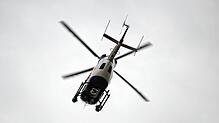 Nach dem ersten Knall am Sonntagabend, 27. Oktober, sucht die Polizei mit einem Hubschrauber (Symbolbild) der Hubschrauberstaffel aus ...