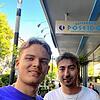 Die Testesser des Mittagstisch-Checks: Jeronimo Hillgruber (links) und Maximilian Terwiel im Restaurant Poseidon.