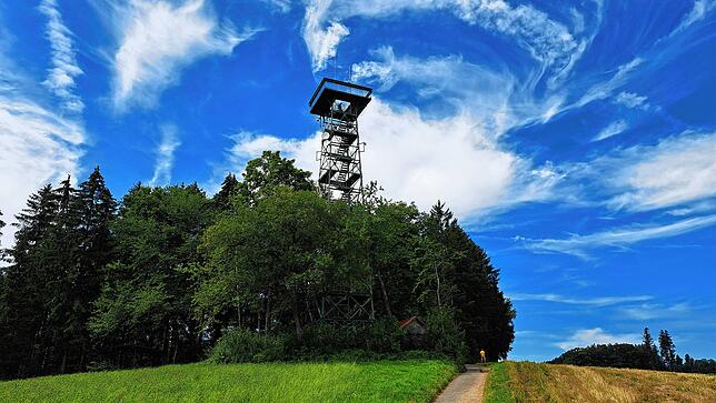 Der Gehrenbergturm bei Markdorf.