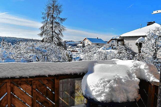 Bild 14: So viel Schnee gab es schon lange nicht mehr: Der Raum Stockach versinkt im weißen Pulver