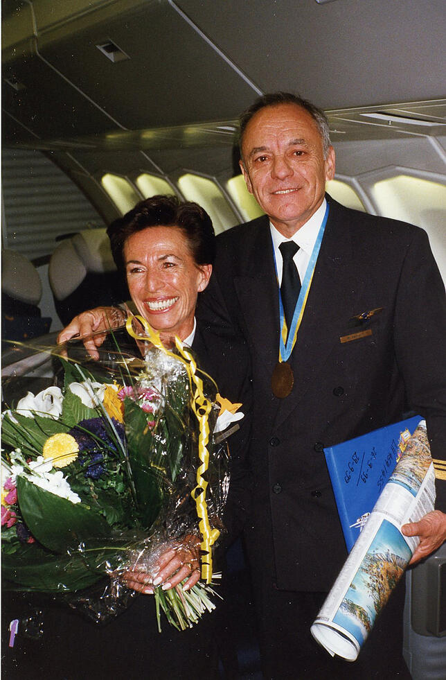 Monika und Wolfgang Escherich haben als Flugbegleiter der Lufthansa von Berufs wegen die ganze Welt bereist.