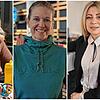 Sie erzählen, was Frauen bewegt: Jasmina Brancazio, Antje von Dewitz und Olga Noll (von links)-