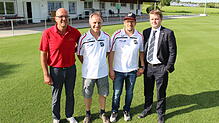 Der Sportverein ist stolz auf seinen neuen Rasenplatz, der Bundesliga-Qualität besitzt. Möglich wurde das auch durch die Kooperation mit ...