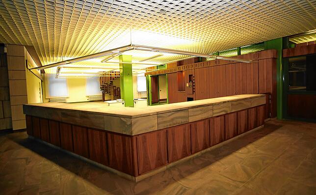Bild 3: Langjähriger Leerstand: Hinter den Mauern der Landeszentralbank