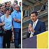Viele Zuschauer sind zum Richtfest für das neue Donaueschinger Realschulgebäude gekommen. Oberbürgermeister Erik Pauly freut sich, wie ...