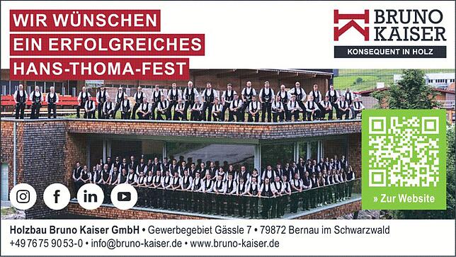 Bild 3: 77. Hans-Thoma-Tag Bernau: Bernau feiert seinen berühmtesten Sohn