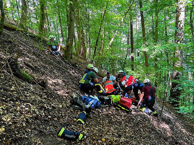 Einsatz der Freiwilligen Feuerwehr Bodman-Ludwigshafen und Stockach.