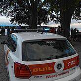 Am Samstagabend wurde unter anderem DLRG zu einem Wasserrettungseinsatz in den Bereich Stadtgarten gerufen.