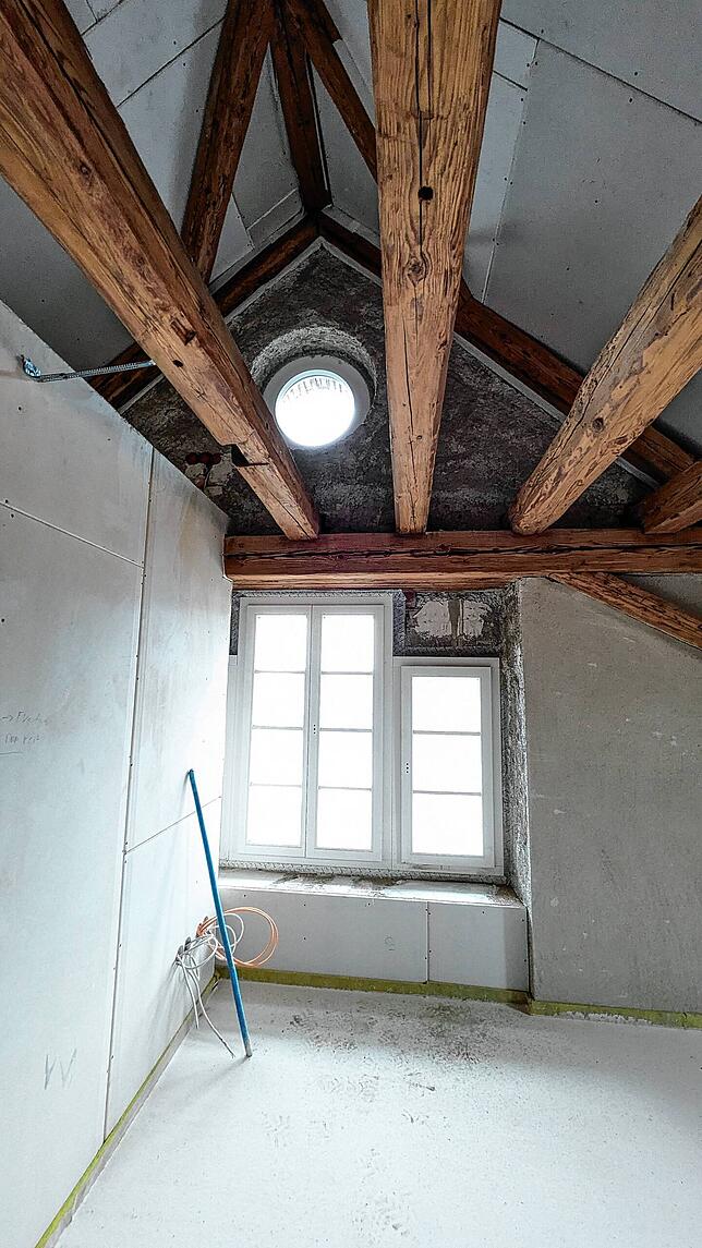 Bild 5: Bilder von der Baustelle Schloss Espasingen: So sieht es jetzt innen aus