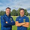 Die Trainer Philip Schinn (links) und Sebastian Willibald haben mit der SpVgg F.A.L.