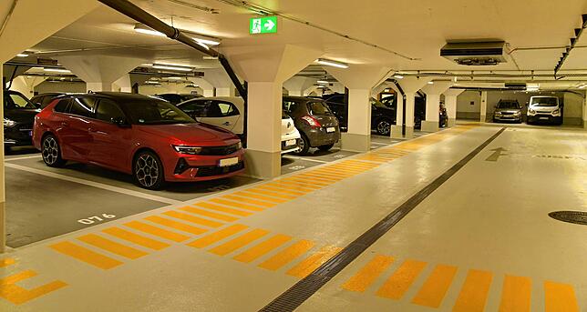 Wegen Ausbesserung von Bodenflächen muss die Parkgarage Stadtmitte ab Ende September gesperrt werden.