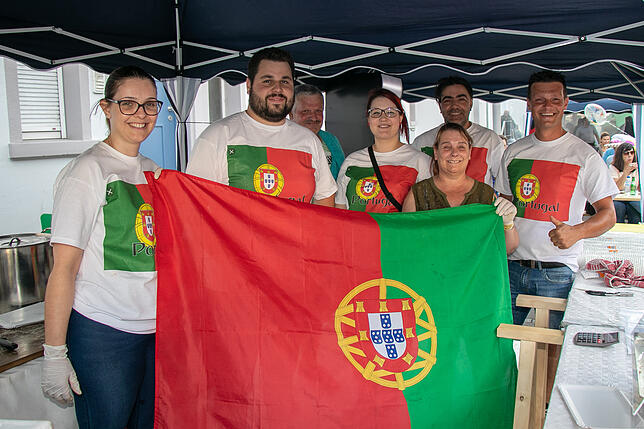 Schöne Premiere: Portugal war zum ersten Mal auf der Nacht der Kulturen vertreten.