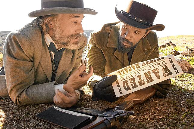 Dr. King Schultz (Christoph Waltz, links) und Django (Jamie Foxx) in Quentin Tarantinos „Django Unchained“.