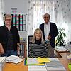 Leiter Karam Hachem mit seinen Mitarbeiterinnen Ursula Braun (links) und Gerda Reichelt.