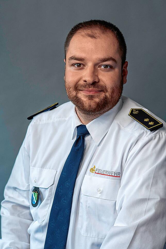Kreisbrandmeister Dominik Rotzinger.