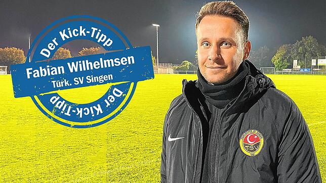 Fabian Wilhelmsen, Trainer des Türkisch SV Singen, tippt den 24. Spieltag der Fußball-Bezirksliga.