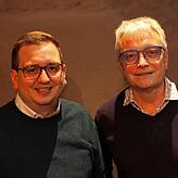 Sie freuen sich auf das gemeinsame Narrenspiel von Niederburg und Kamelia Paradies: Mario Böhler (links) und Alexander Riedmann hoffen ...
