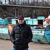 Stefan Trummer, Geschäftsführer der USG Umwelt Service GmbH Stockach, auf dem Betriebsgelände: Dort steht momentan alles still.