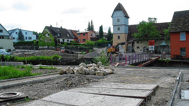 Die Baumaßnahmen in der Aacher Ortsmitte waren 2021 die größte Investition im Aacher Haushalt.