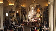 Proppevoll war die Todtmooser Wallfahrtskirche.