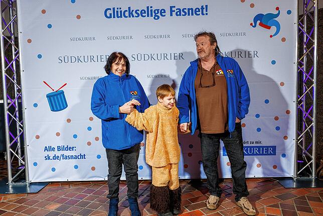 Bild 5: Die Narren im Konzil an der SÜDKURIER-VIP-Wand (Teil 4)