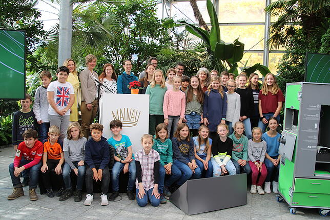 Das Radolfzeller Friedrich-Hecker-Gymnasium ist die erste Schule, an der das Flightcase Station macht.