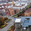 Blick auf die Kreuzung Jahn-/Petershauser/Gustav-Schwab-Straße: In diesem Bereich kam es am Donnerstag, 2. März, zur Verfolgung eines ...