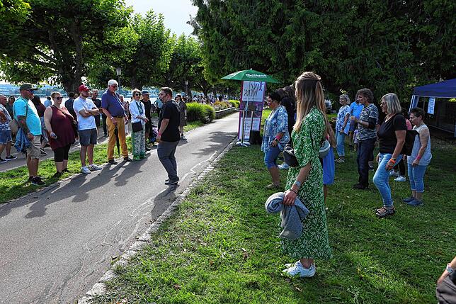 Bild 36: Beim Seenachtfest 2023 treffen sich im Stadtgarten und an der Seestraße alle Generationen