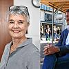 Sie alle gehen in den Ruhestand (von links) : Angela Murmann-Ise, Karl Knapp und Jürgen Kaz.