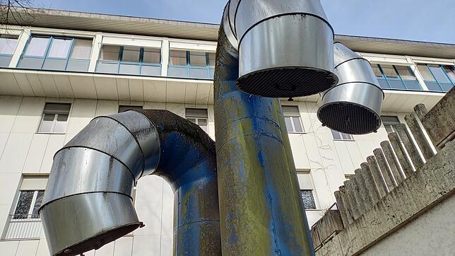 Die Lüftungsanlage im Krankenhaus Radolfzell.