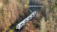Ein Gäubahn-Intercity bei Rottweil. 2023 wird die Verbindung vom Bodensee nach Stuttgart jedoch monatelang unterbrochen sein.